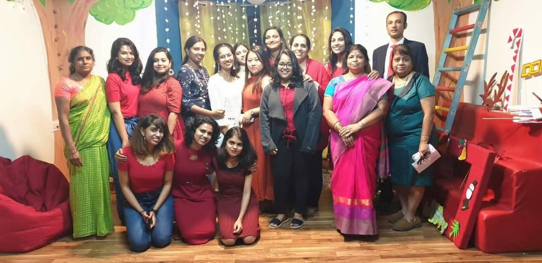 The Astitva team celebrating together